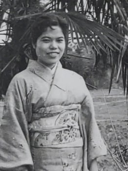 Young Sachiko in Kimono